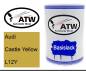 Preview: Audi, Castle Yellow, L12Y: 500ml Lackdose, von ATW Autoteile West.